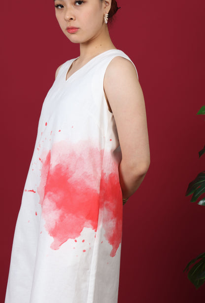 Paint Splatter Maxi Dress