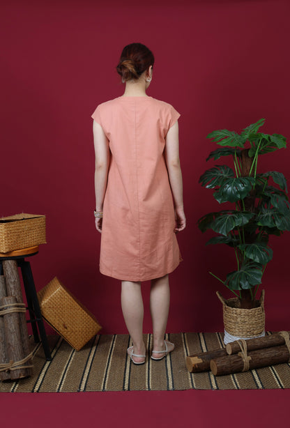 Sleeveless Mandarin Collar