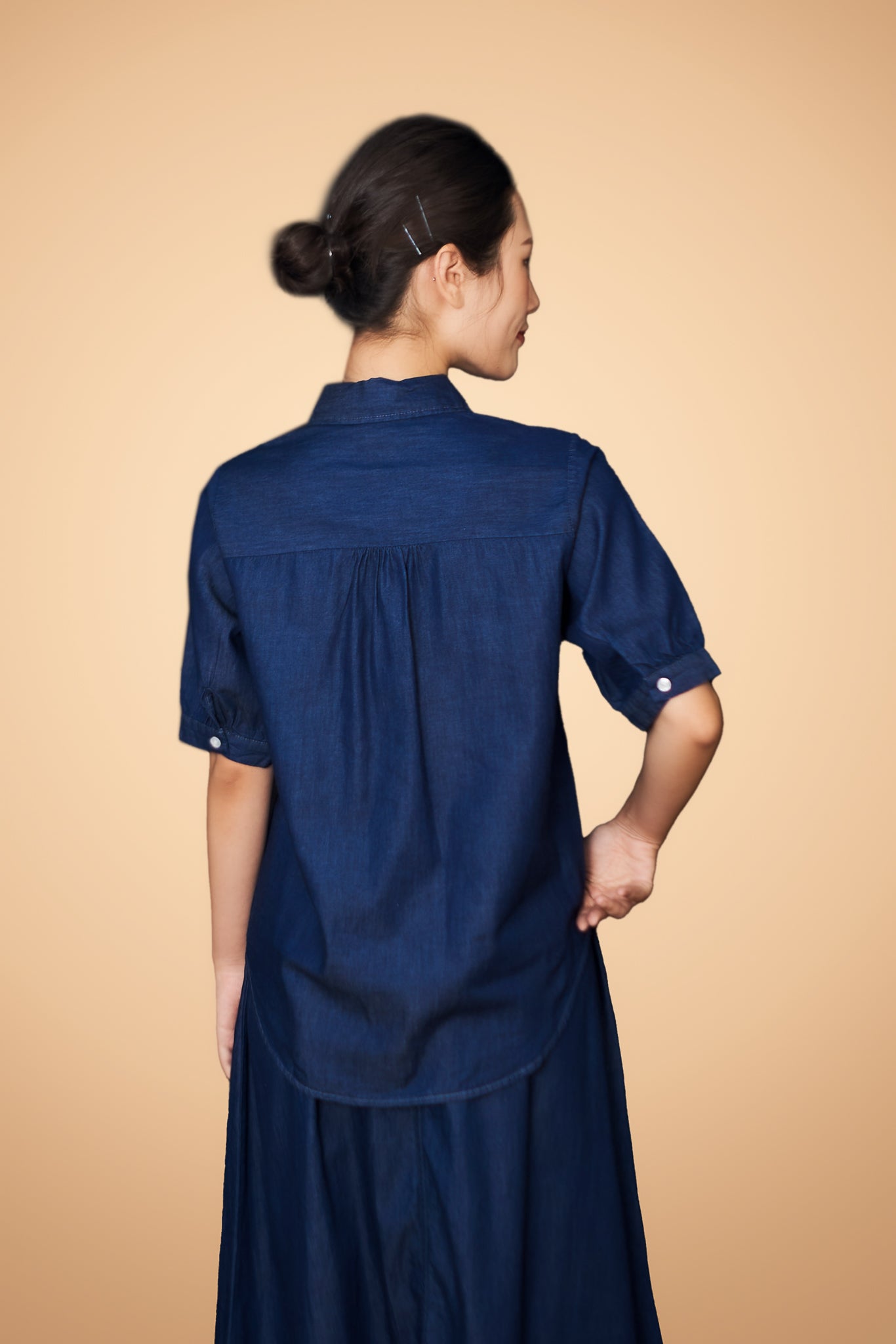 Embroidered Short Sleeve Top