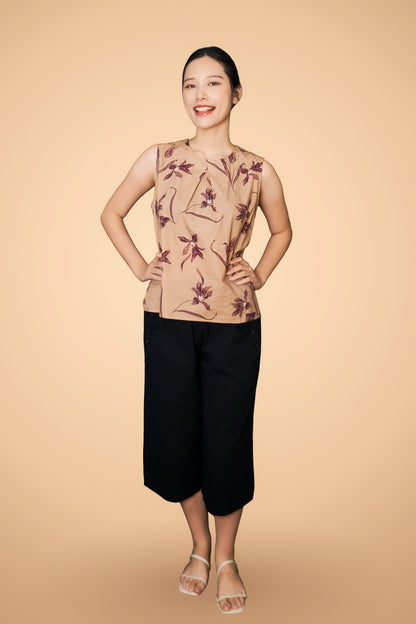 Floral Printed Sleeveless Top