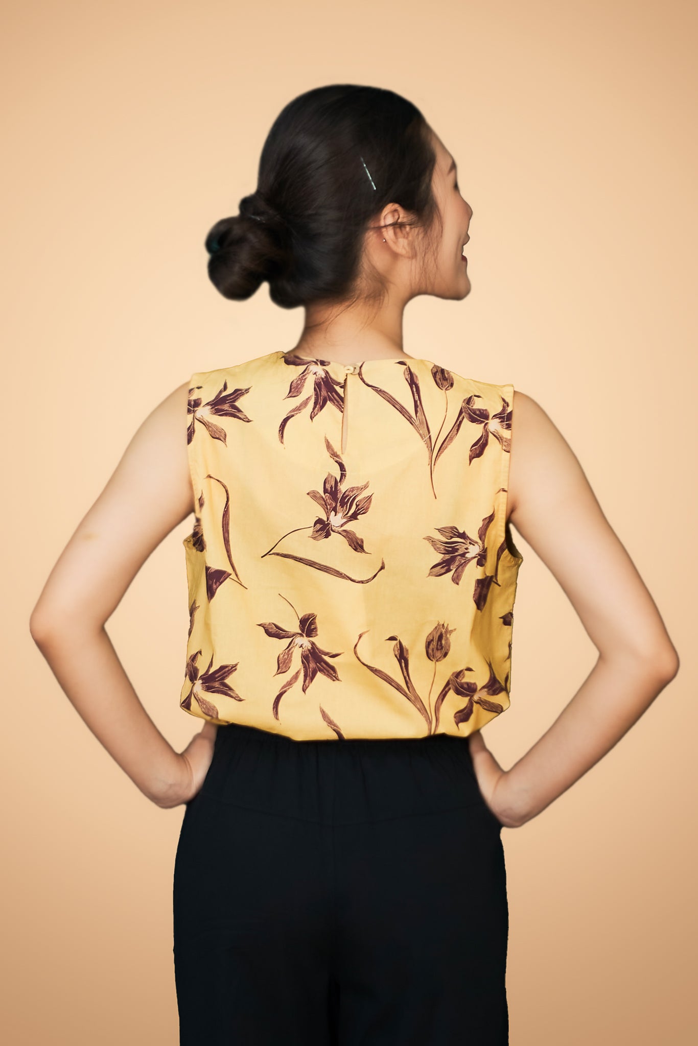 Floral Printed Sleeveless Top