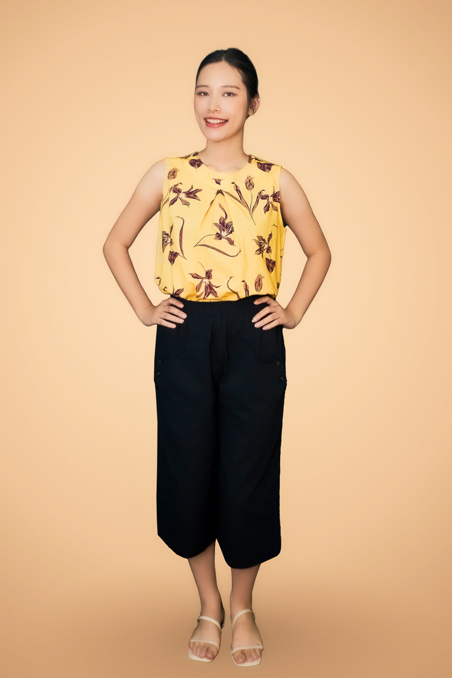 Floral Printed Sleeveless Top