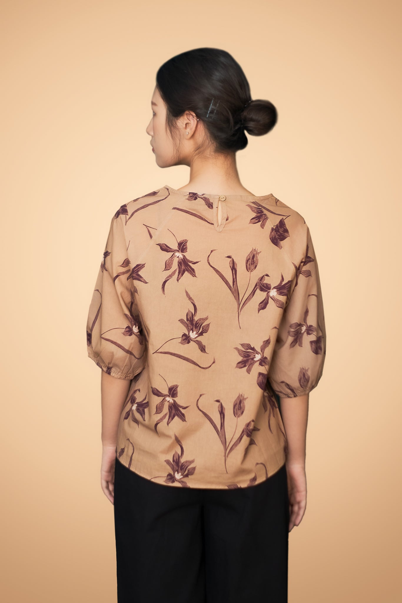 Floral Printed Short Sleeve Top