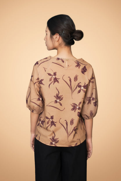 Floral Printed Short Sleeve Top