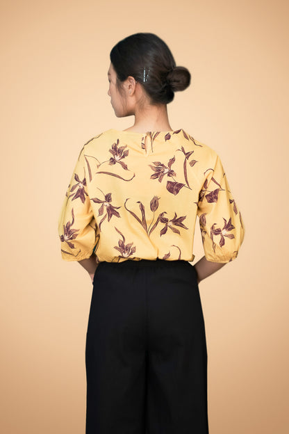 Floral Printed Short Sleeve Top