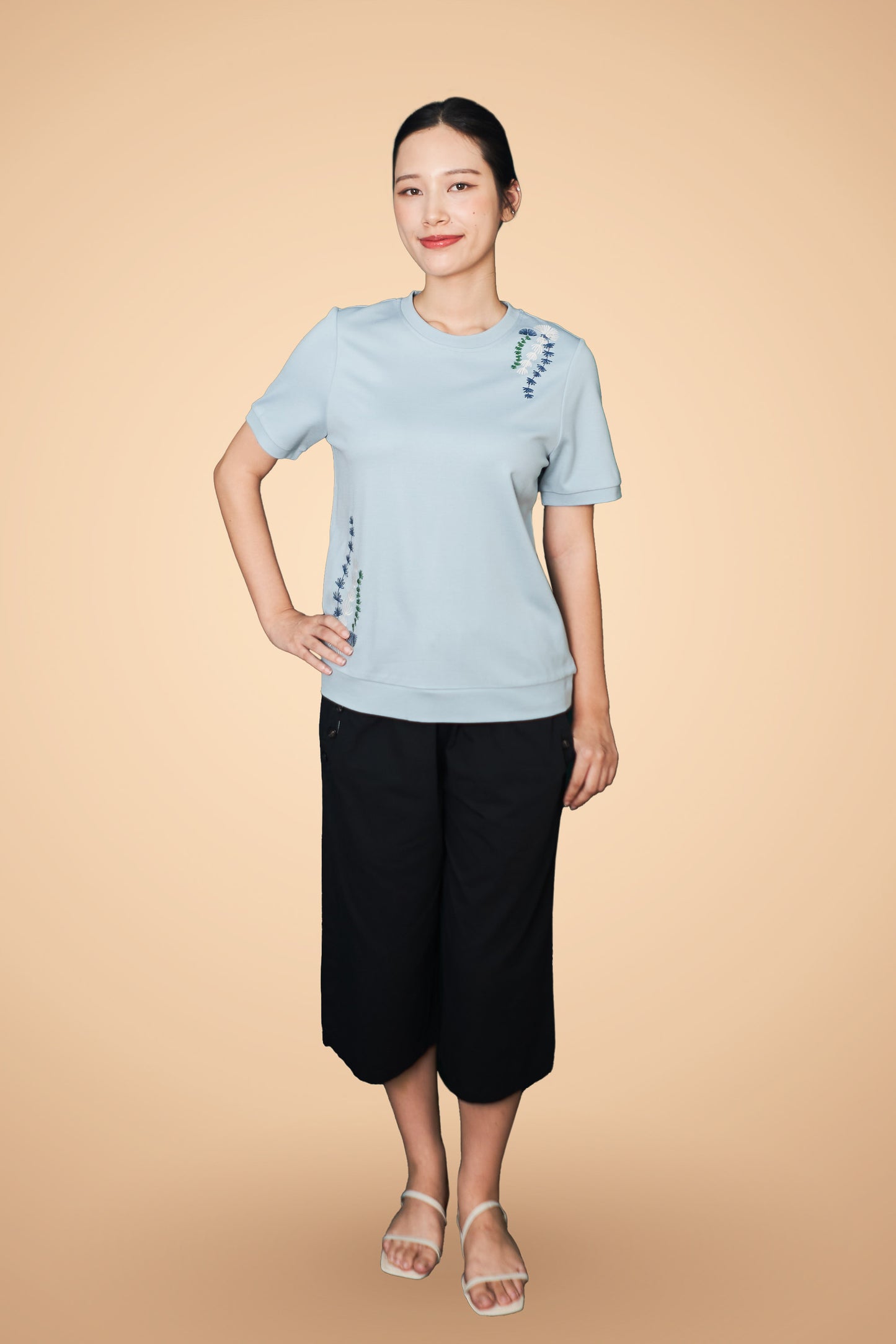 3/4 Wide Pants