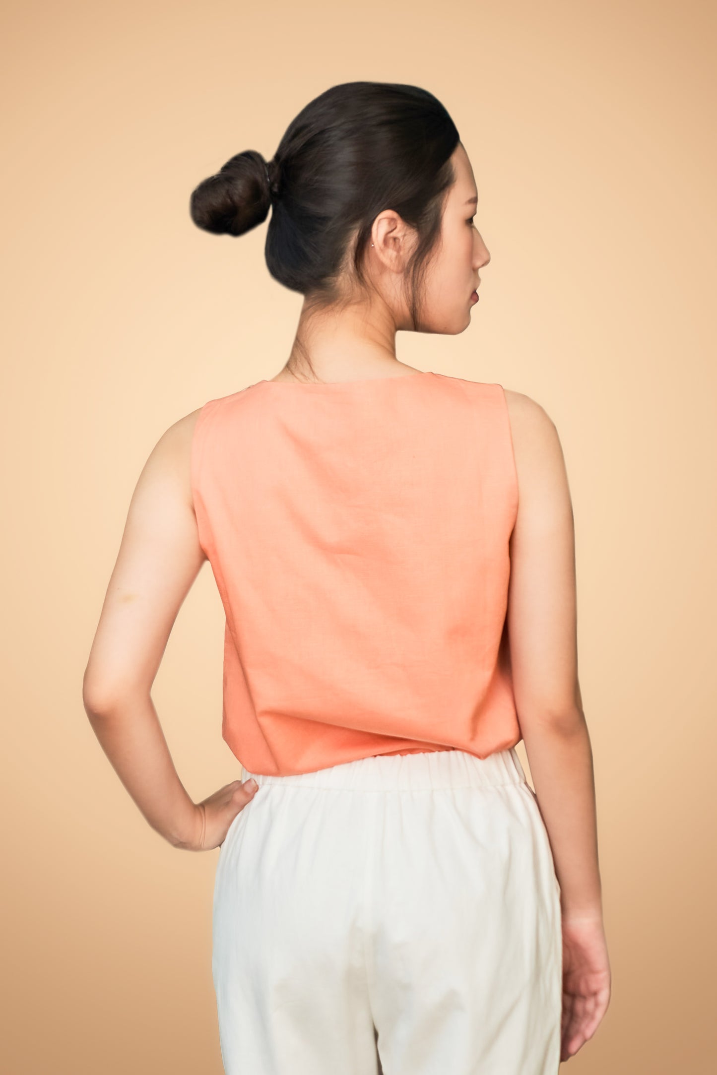 Printed Layered Sleeveless Top