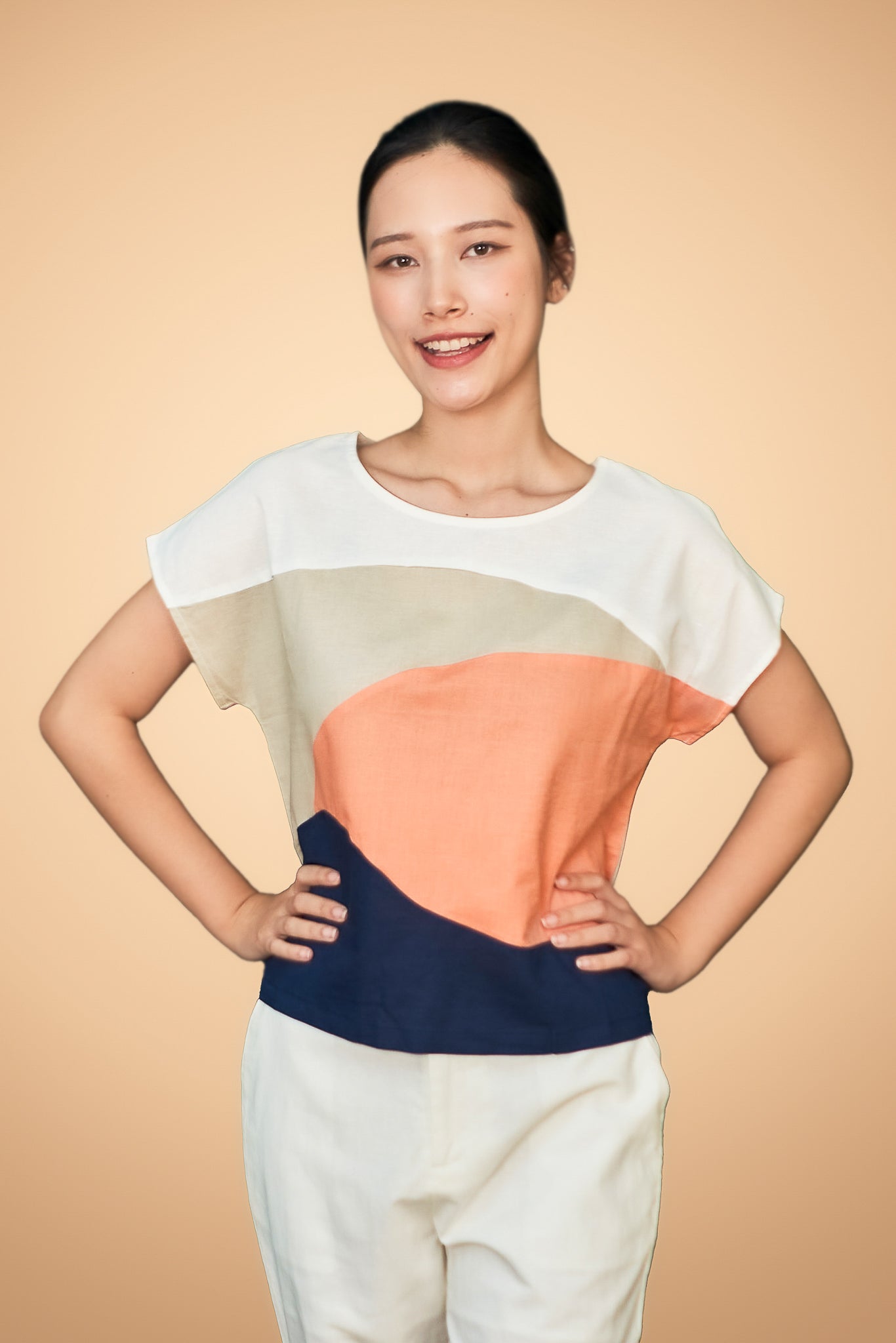 Matched Short Sleeve Top