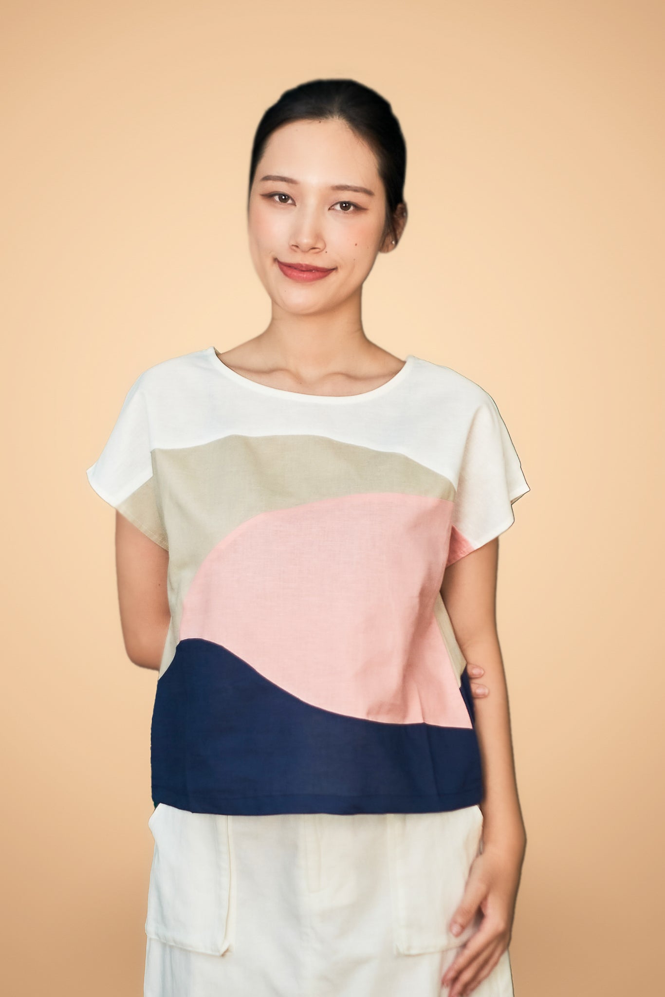 Matched Short Sleeve Top