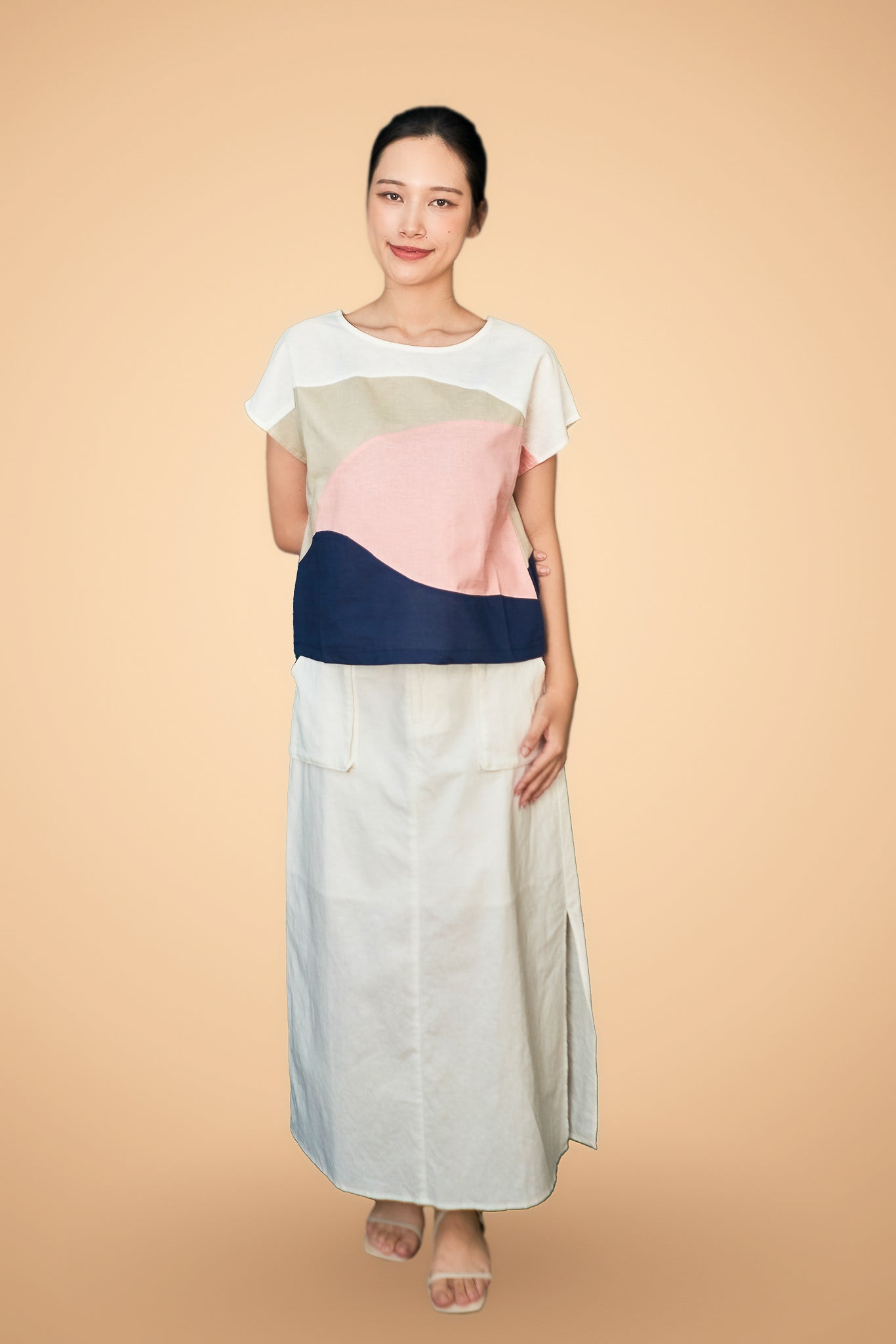 Matched Short Sleeve Top