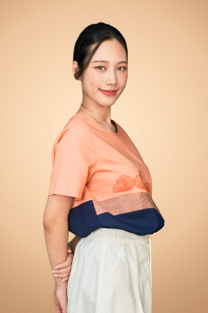 Printed Short Sleeve Top