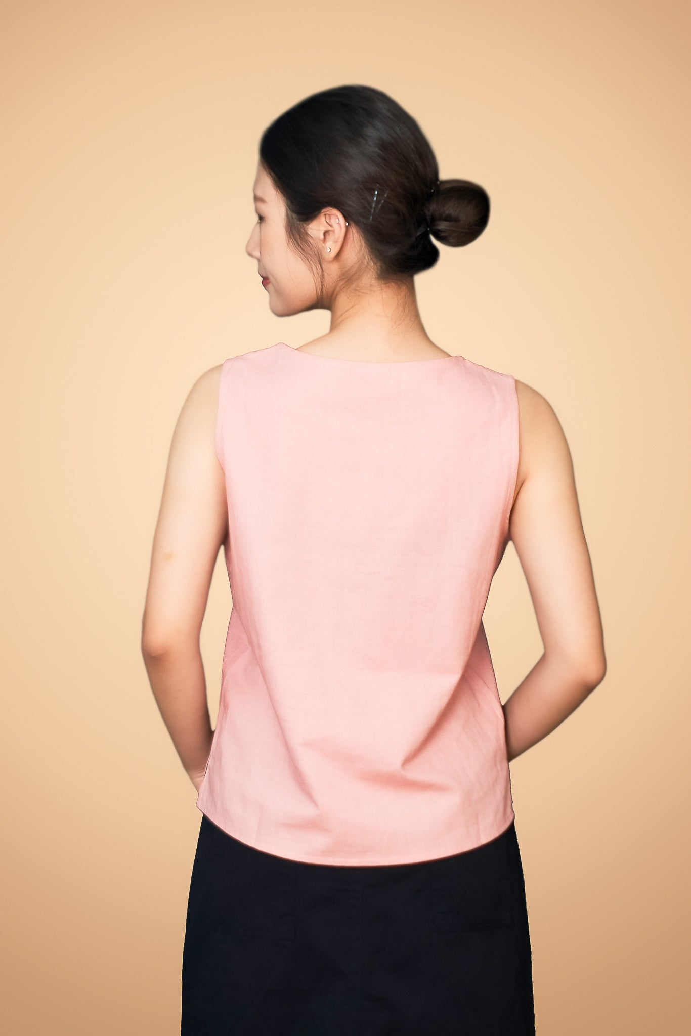 Embroidered Sleeveless Top