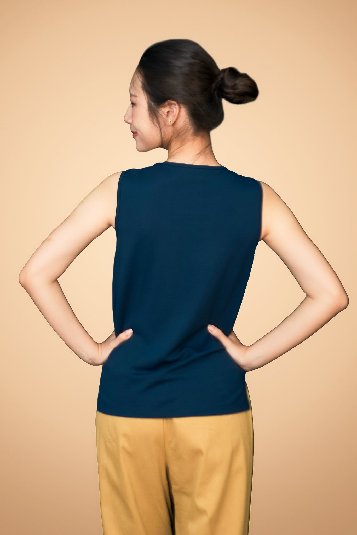 Shell Embroidered Sleeveless Top