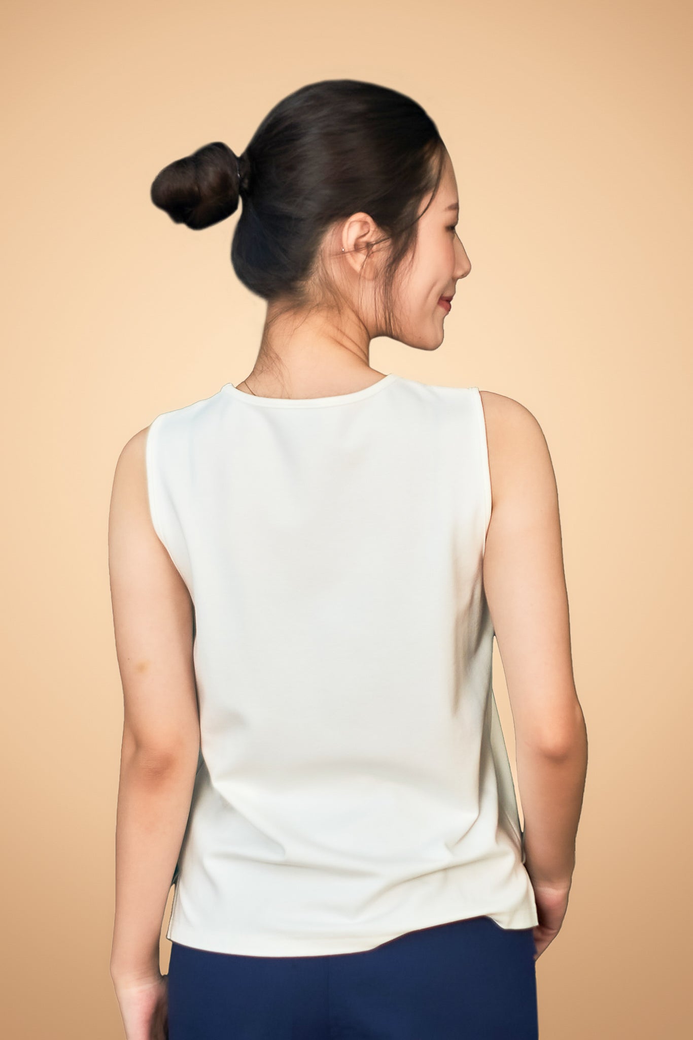 Shell Embroidered Sleeveless Top
