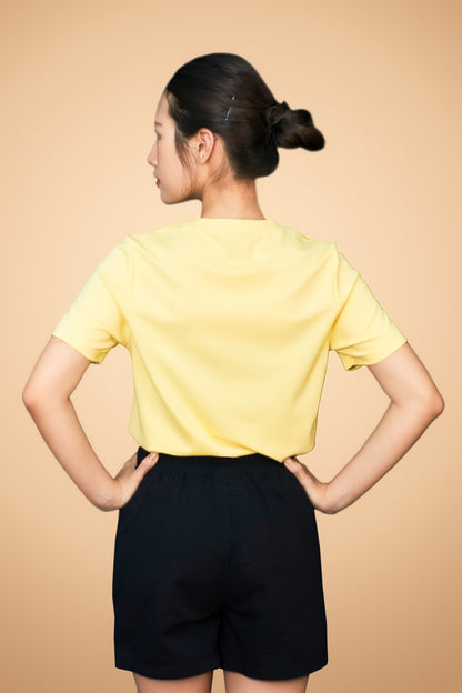 Embroidered Short Sleeve Top