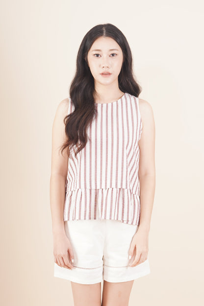 Striped Sleeveless Top