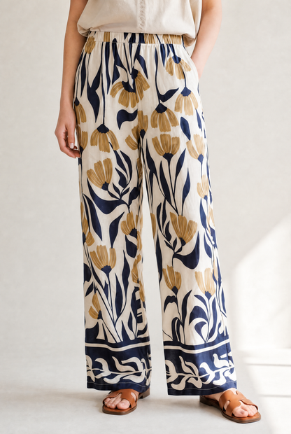 PRINTED LONG PANTS